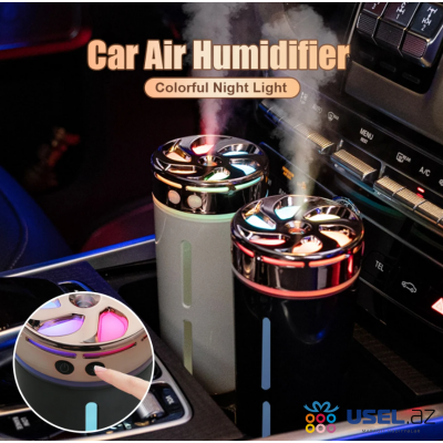 Car Humidifier with Colorful Night Light 300ml